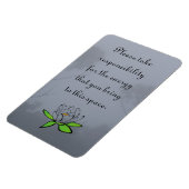 Übernahme der Verantwortung für die Energie, die S Magnet (Linke Seite)