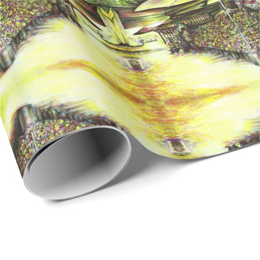 Übernahme des Besitzes von Ausschreibungen Geschenkpapier (Rolleneckpunkt)