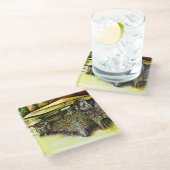 Übernahme des Besitzes von Ausschreibungen Glasuntersetzer (Schrägansicht)