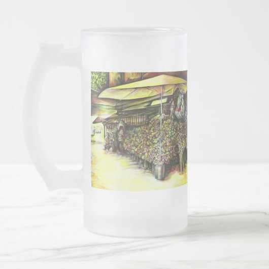 Übernahme des Besitzes von Ausschreibungen Mattglas Bierglas (Links)