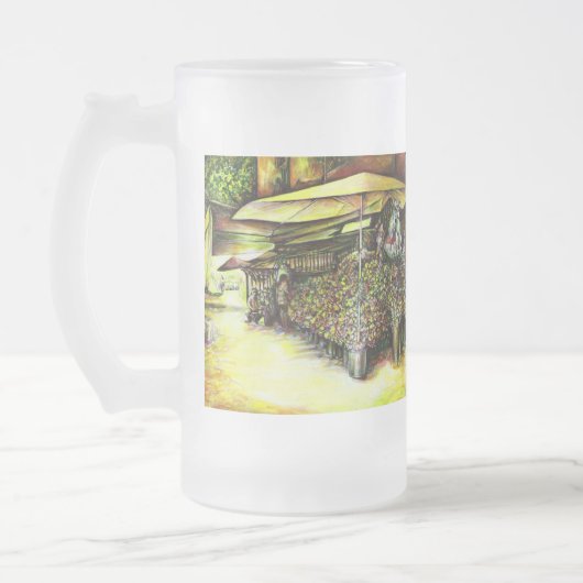 Übernahme des Besitzes von Ausschreibungen Mattglas Bierglas (Links)