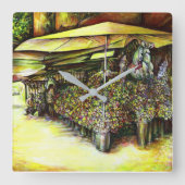 Übernahme des Besitzes von Ausschreibungen Quadratische Wanduhr (Vorderseite)