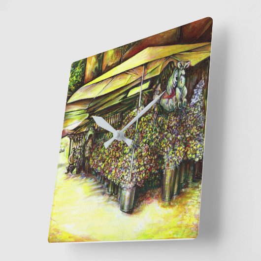 Übernahme des Besitzes von Ausschreibungen Quadratische Wanduhr (Winkel)