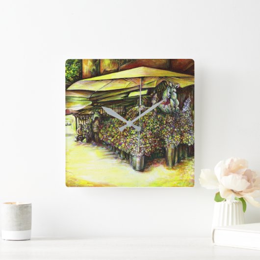 Übernahme des Besitzes von Ausschreibungen Quadratische Wanduhr (Zuhause)