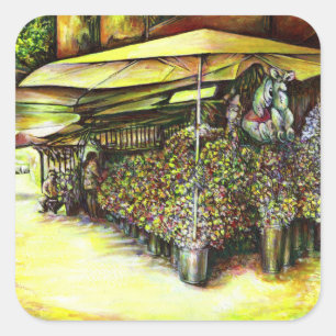 Übernahme des Besitzes von Ausschreibungen Quadratischer Aufkleber