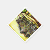 Übernahme des Besitzes von Ausschreibungen Serviette (Ecke)