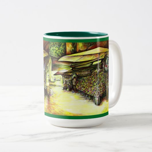 Übernahme des Besitzes von Ausschreibungen Zweifarbige Tasse (VorderseiteRechts)