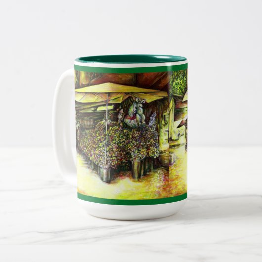 Übernahme des Besitzes von Ausschreibungen Zweifarbige Tasse (Vorderseite Links)