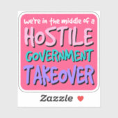 Übernahme des Vinyl-Sticker durch die feindliche R Aufkleber (Blatt)