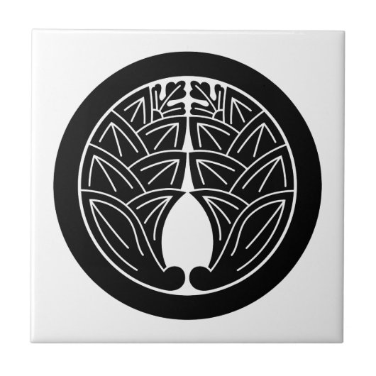 Übernahme japanischer Ginger im Kreis Fliese (Vorderseite)