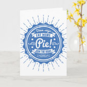 Übernatürlich "Dean sagt, isst mehr Kuchen!" Karte (Gelbe Blume)