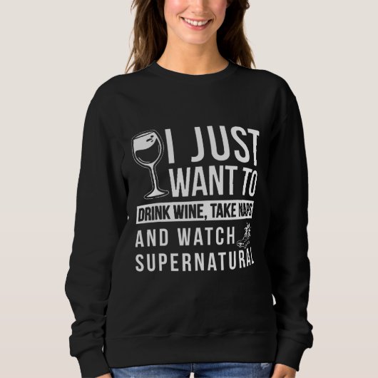 Übernatürlich für Männer Frauen Sweatshirt (Vorderseite)