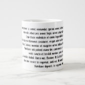 Übernatürlicher Exorzismus-GROSSE Kaffee-Tasse Jumbo-Tasse (Vorderseite)