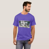 Übernatürlicher Impala Kansas Schild T-Shirt (Vorne ganz)