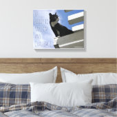 Übernehmen Sie die Niedliche Cat-Motivation der We Leinwanddruck (Insitu (Schlafzimmer))