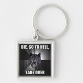 Übernehmen Sie Höllen-Schlüsselanhänger Schlüsselanhänger (Vorne)