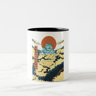 Übernimm das Tempo der Natur Zweifarbige Tasse