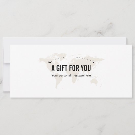 Überprise Rome Boarding Pass - Geschenkgutschein Einladung (Rückseite)