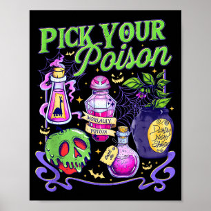 Überprüfe deine ison Vintage Prinzessin Halloween Poster