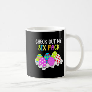 Überprüfe Mein Sechs-Pack Lustiges Oster-Ei Abs Wo Kaffeetasse