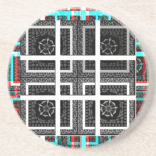 Überprüfe meine Squares Curves.png Untersetzer