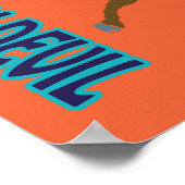 ÜBERPRÜFEN! Glauben Sie an Jersey Devil Poster (Ecke)