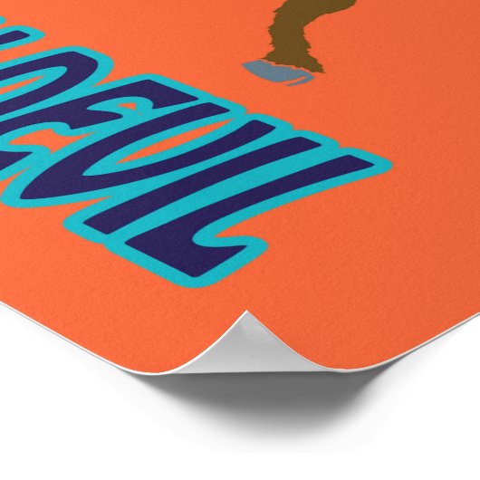 ÜBERPRÜFEN! Glauben Sie an Jersey Devil Poster (Ecke)