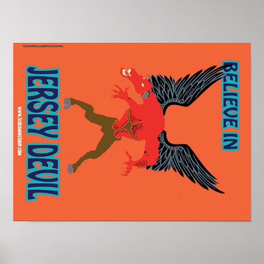 ÜBERPRÜFEN! Glauben Sie an Jersey Devil Poster (Vorne)