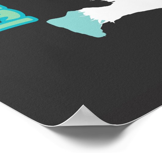 ÜBERPRÜFEN! Glauben Sie an Yeti Poster (Ecke)