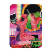 ÜBERPRÜFEN! Mandy im Spiegelmagnet Magnet (Vertikal)