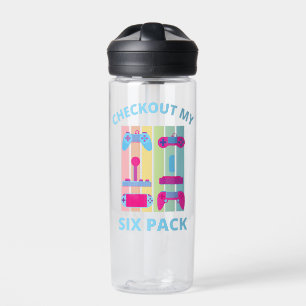 ÜBERPRÜFEN MEIN SECHS-PACK-Gamer Trinkflasche