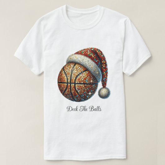 Überprüfen Sie den Balls Basketball Holiday T - Sh T-Shirt (Design vorne)
