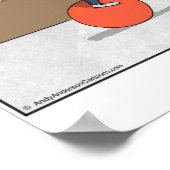 Überprüfen Sie den Cartoon Balance, den Sie person Poster (Ecke)