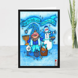 Überprüfen Sie die Hallen mit Matzo Balls Card Karte