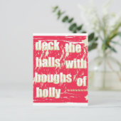 Überprüfen Sie die Hallen Postkarte (Stehend Vorderseite)