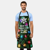 Überprüfen Sie die Hallen und füllen Sie die Telle Schürze (Getragen)