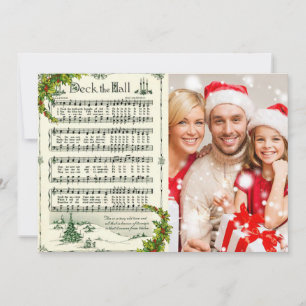 Überprüfen Sie die Weihnachts-Weihnachtskarte des Feiertagskarte