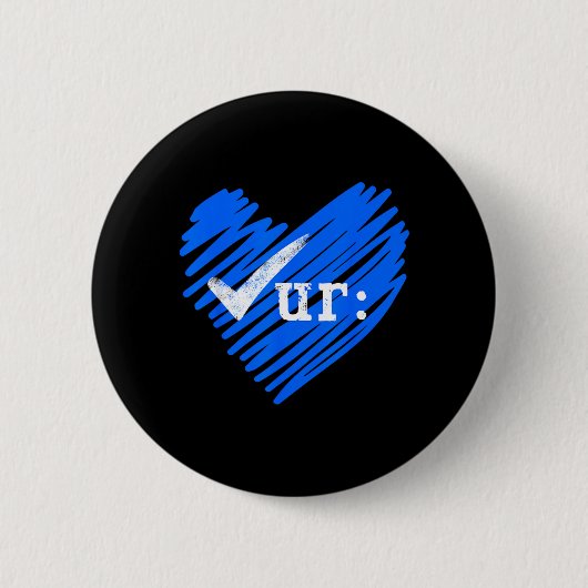 Überprüfen Sie Ihre Kolon Darmkrebsaufklärung Button (Vorderseite)