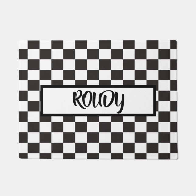 ÜBERPRÜFTE GARAGE FUßMATTE (Vorderseite)