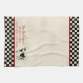 Überprüfte Land-Kuh-personalisierte Küchen-Tücher Küchentuch (Horizontal)