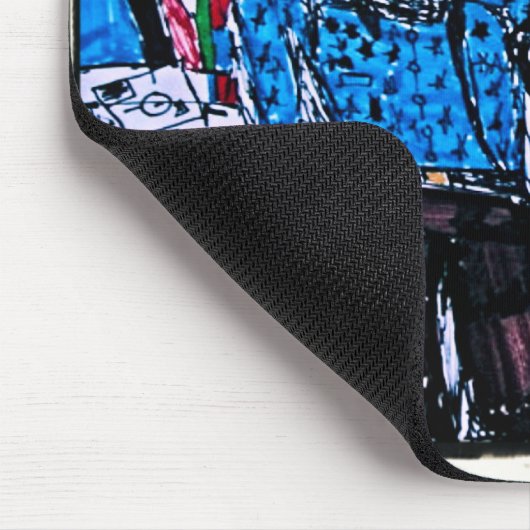 ÜBERPRÜFTE STRASSE MOUSEPAD (Ecke)