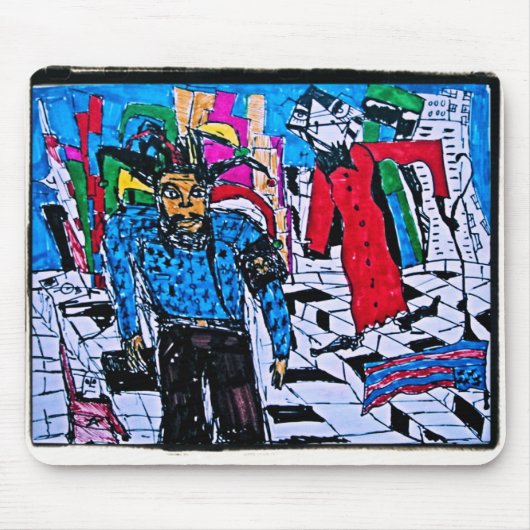 ÜBERPRÜFTE STRASSE MOUSEPAD (Vorne)