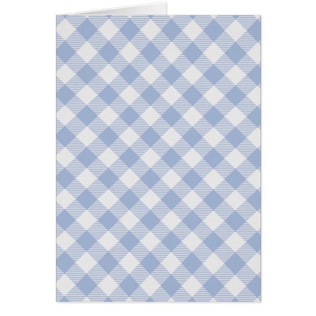 Überprüftes blaues Gingham-Classic-Muster (Vorne)
