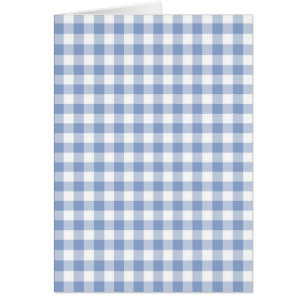 Überprüftes blaues Gingham-Classic-Muster