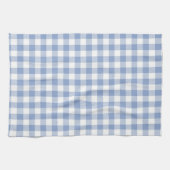 Überprüftes blaues Gingham-Classic-Muster Geschirrtuch (Horizontal)