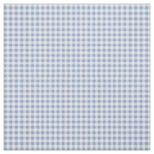 Überprüftes blaues Gingham-Classic-Muster Stoff