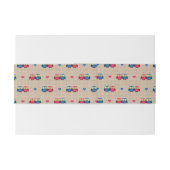 Überprüftes Muster mit Liebeeulen Einladungsbanderole (Rückseitenbeispiel)