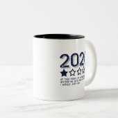 Überprüfung 2020 nicht empfohlen zweifarbige tasse (VorderseiteRechts)