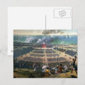 Überprüfung der Truppen Postkarte (Vorne/Hinten)