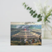 Überprüfung der Truppen Postkarte (Stehend Vorderseite)